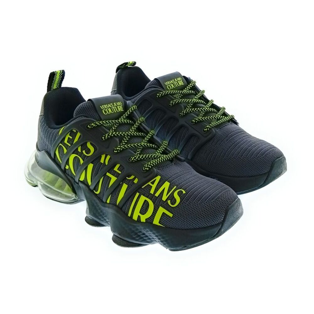 Versace Jeans Couture Graphite Mens Chunky Fashion Sneakers-